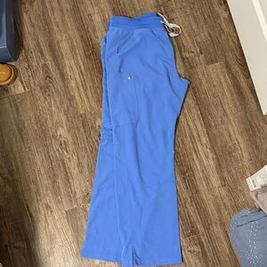 Figs blue Drawstring cargo Scrub Pants